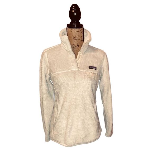 Womens Patagonia Retool Snap-T Pullover Cream Size S - Picture 1 of 4